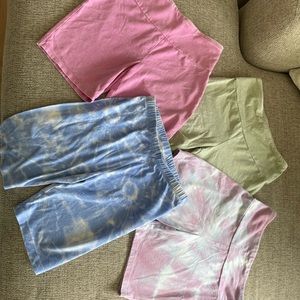 Set of 4 Girls Biker Shorts Size 10/12